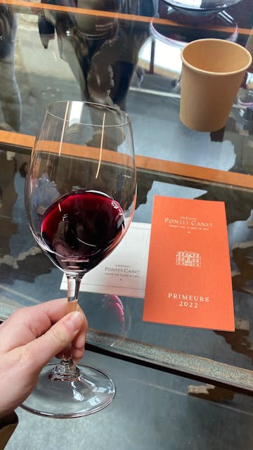 Primeurs 2022 tasting at Château Pontet-Canet